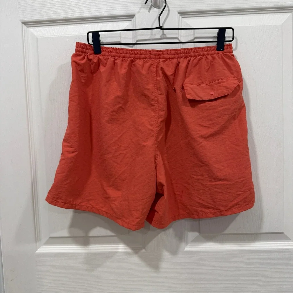 Patagonia Men's Orange Swim‎ Trunks Shorts Size Medium  Drawstring Pocket